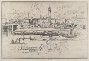 Köprüler Arası Atış Kulesi by Joseph Pennell