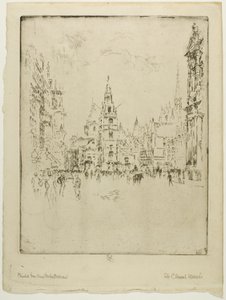 Aziz Clements Danimarkalılar by Joseph Pennell