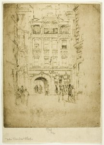 Berber Dükkanı by Joseph Pennell