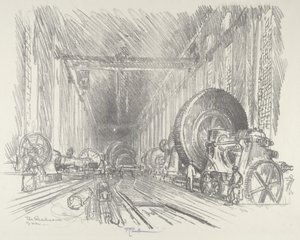 Savaş Bazilikası, 1916. by Joseph Pennell