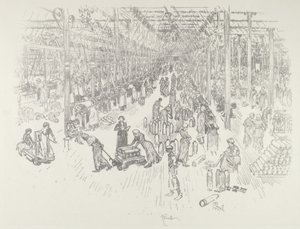 Bin Kızın Körfezi, 1916. by Joseph Pennell