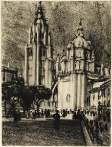 Katedral, Toledo by Joseph Pennell