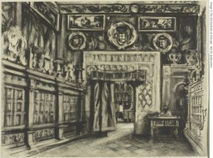 Bölüm Evi, Toledo Katedrali by Joseph Pennell