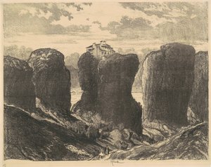 Trinity Kayalıkları, 1913. by Joseph Pennell