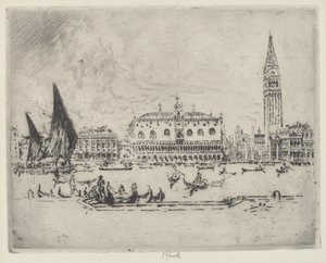 Doge Sarayı by Joseph Pennell