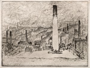Büyük Baca, Bradford by Joseph Pennell