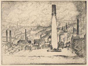 Büyük Baca, Bradford by Joseph Pennell