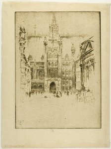 Lonca Salonu by Joseph Pennell