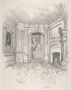 Salon, Stenton, 1912. by Joseph Pennell