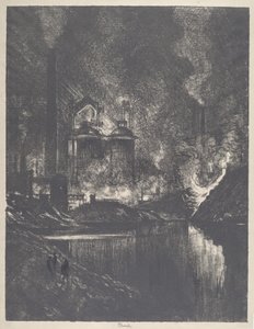 Ateş Gölü, Charleroi by Joseph Pennell