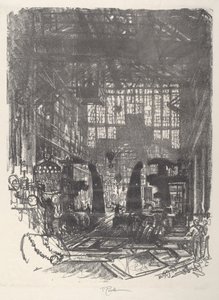 Perçinciler, 1917. by Joseph Pennell