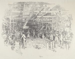 Kabuk Fabrikası, 1916. by Joseph Pennell