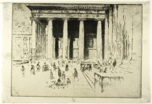 Basamaklar, British Museum by Joseph Pennell
