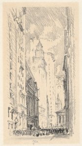 Borsa by Joseph Pennell