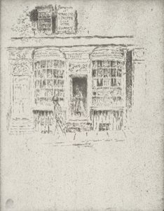 Tütün Dükkanı, 1903. by Joseph Pennell