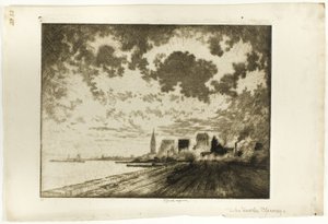 İzler, Şikago by Joseph Pennell