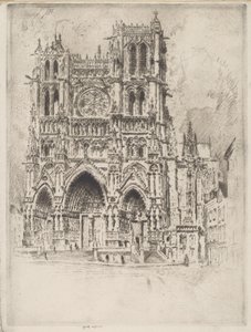 Batı Cephesi, Amiens by Joseph Pennell