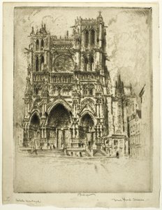 Batı Cephesi, Amiens by Joseph Pennell