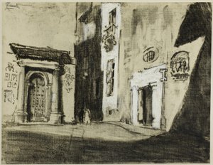Toledo Sokakları by Joseph Pennell