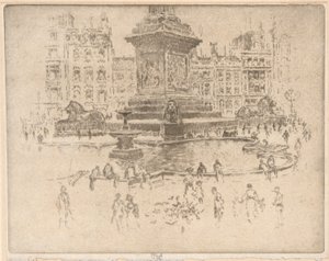Trafalgar Meydanı by Joseph Pennell