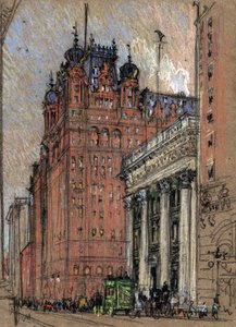 Waldorf Astoria Otel by Joseph Pennell