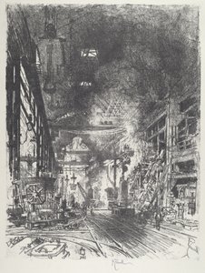Fırınlar İçinde by Joseph Pennell