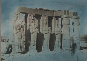 Ramesseum, Teb, 1844. by Joseph Philibert Girault De Prangey