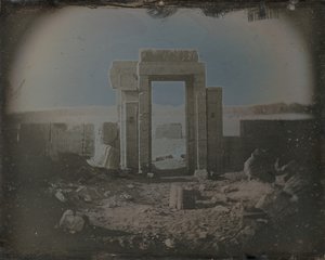 Horus Tapınağı, Edfu, 1842-44. by Joseph Philibert Girault De Prangey