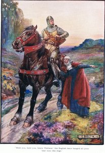 Sarıl, sarıl, cesur Wallace! İngilizler en iyi adamlarınızı köpekler gibi astı, 1910 by Joseph Ratcliffe Skelton