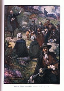 Bakanlar vaaz edip dua ederken, nöbetçiler nöbet tuttu, 1910