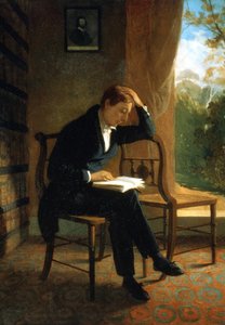 John Keats. İngiliz şair (1795-1821). Joseph Severn tarafından tablo Ulusal Portre Galerisi Londra