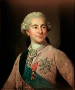 Joseph Siffred Duplessis (1725-1802) (Joseph-Siffred, Joseph Siffrede, Joseph-Siffrede, Joseph Siffrein, Joseph- tarafından Altın Post Nişanı Nişanı taşıyan Fransa Kralı Louis XVI