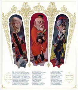 Fransız siyasi karikatürleri (renkli taş)