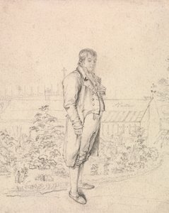Bir Bahçede Sir Walter Scott'ın Bir Taslağı by Joseph Slater