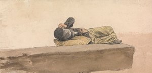 Uzanan Bir Çocuk