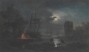 Ay Işığı, n.d.. by Joseph Vernet.