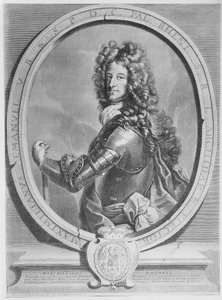 Maximilian II Emanuel, Bavyera Seçmeni, Cornelis Vermeulen tarafından oyulmuş (gravür)