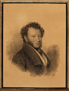 Yazarın portresi Alexander S. Puşkin 1799-1837, 1827