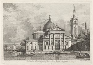 S. Giorgio Maggiore Kilisesi İzahnamesinin Görünümü, 1742.