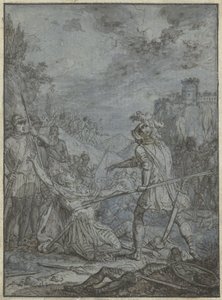 Şövalyeler ve Süvariler ile Benzer Örneklerden Bir Ordu Komutanı Grubunun Teslimi (dizi başlığı) by Joseph Werner