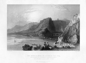 Nehir Köpek Nehri, Lübnan, 1841.