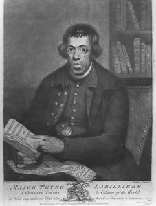 Binbaşı Peter Labilliere, Henry Kingsbury tarafından kazınmış, 1780 (gravür ve mezzotint)