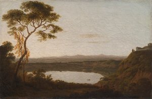 Albano Gölü by Joseph Wright of Derby
