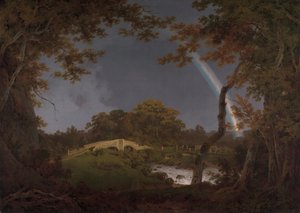 Gökkuşağı ile Manzara by Joseph Wright of Derby