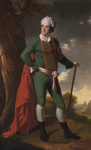 "Hintli Kaptan" Olarak Bilinen Bir Adamın Portresi by Joseph Wright of Derby