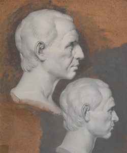 Klasik Bir Büstün Çalışmaları by Joseph Wright of Derby