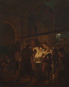 Demirci Dükkanı by Joseph Wright of Derby
