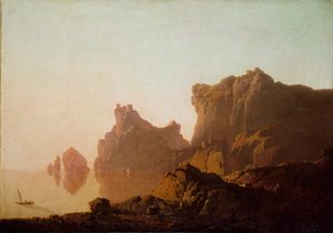 Salerno Körfezi, 178385. by Joseph Wright of Derby