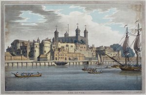 Londra Kulesi, J. C. Stadler (fl.1780-1812) tarafından oyulmuş, 1795 yayınlandı by Joseph after Farington