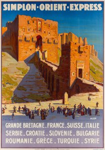 Simplon-Orient-Express, yaklaşık 1927. by Joseph de La Nézière